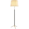 Pamono Natural and Brass Pie de Salón G1 Floor Lamp by Jaume Sans> Floor Lamps