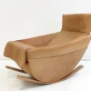 Online Pamono Natural Leather Rocking Chair from de Sede, Switzerland, 1970s