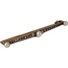 Best Pamono Natural White Pearl and Diamond 18k Yellow Gold Bar Brooch, 1890s