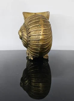 Pamono Nautilus Shaped Champagne Bottle Holder in Brass, Italy, 1950s><noscript><img width=