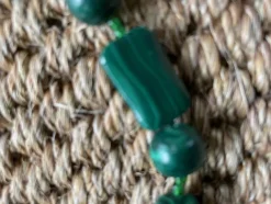 Sale Pamono Necklace in Malachite, 1960s
