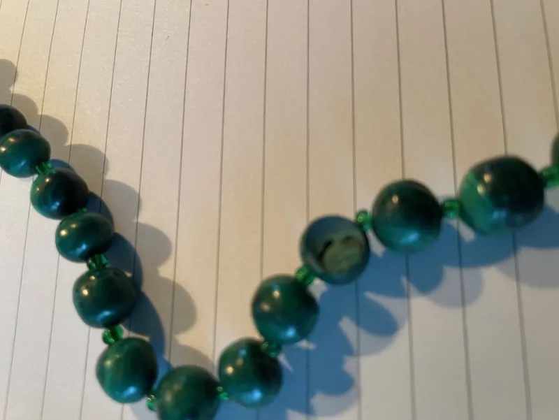 Sale Pamono Necklace in Malachite, 1960s