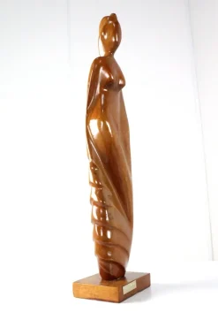 Pamono Nelson Morales, Figurative Sculpture, Wood> Abstraction