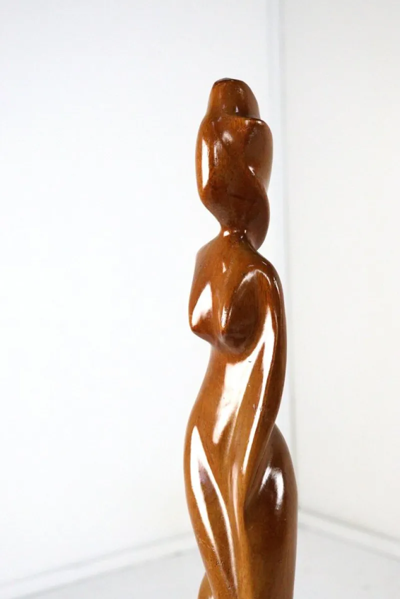 Pamono Nelson Morales, Figurative Sculpture, Wood> Abstraction