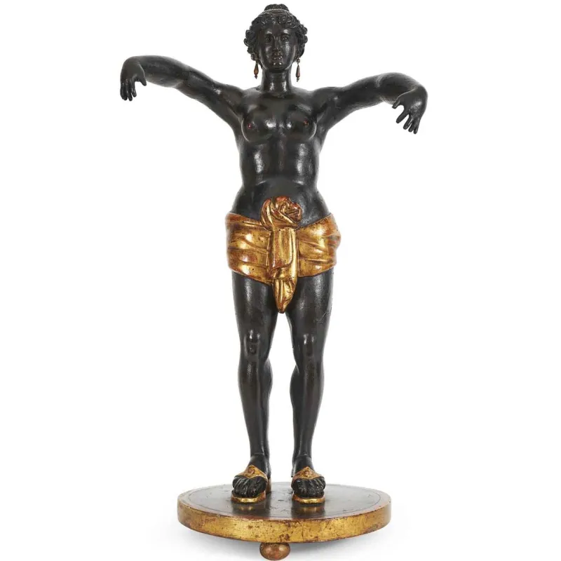 Online Pamono Neoclassical Artist, Circe Sculpture, Early 1800s, Pinus Cembra