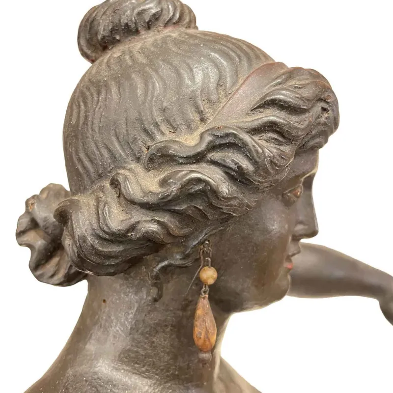 Online Pamono Neoclassical Artist, Circe Sculpture, Early 1800s, Pinus Cembra