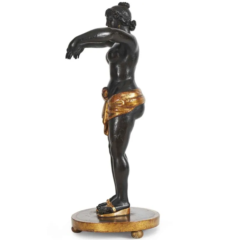 Online Pamono Neoclassical Artist, Circe Sculpture, Early 1800s, Pinus Cembra
