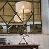 Pamono Neoclassical Astrolabe Lamp by Jean-Pierre Ryckaert, 1960s