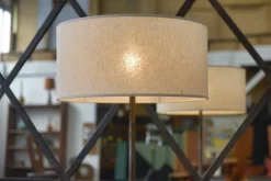 Pamono Neoclassical Astrolabe Lamp by Jean-Pierre Ryckaert, 1960s