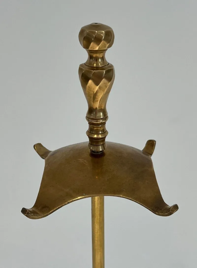 New Pamono Neoclassical Brass Fire Set, 1970s