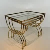 Pamono Neoclassical Brass Nesting Tables, Set of 3> Coffee & Side Tables