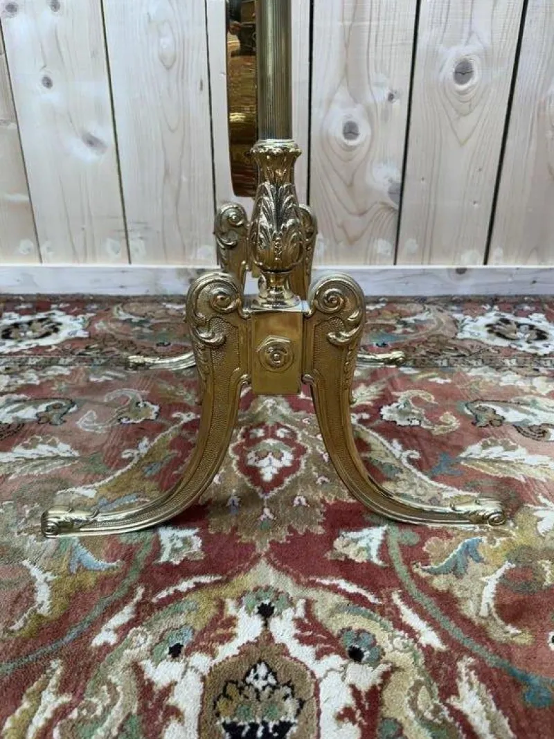Clearance Pamono Neoclassical Brass Psyche Mirror