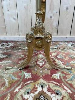 Clearance Pamono Neoclassical Brass Psyche Mirror