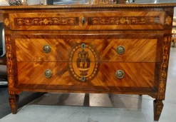 Hot Pamono Neoclassical Chest of Drawers with Inlay