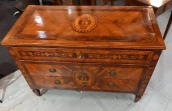 Hot Pamono Neoclassical Chest of Drawers with Inlay