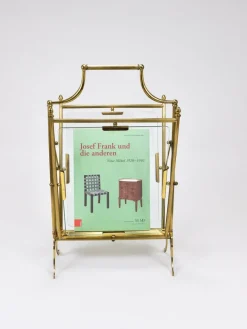 Pamono Neoclassical Magazine Rack from Maison Jansen, France, 1950s><noscript><img width=