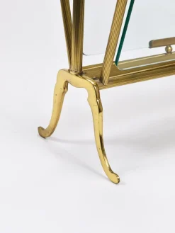 Pamono Neoclassical Magazine Rack from Maison Jansen, France, 1950s><noscript><img width=