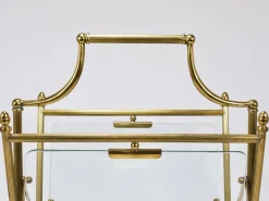 Pamono Neoclassical Magazine Rack from Maison Jansen, France, 1950s><noscript><img width=