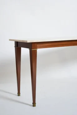 Pamono Neoclassical Mahogany Console Table, 1960s><noscript><img width=