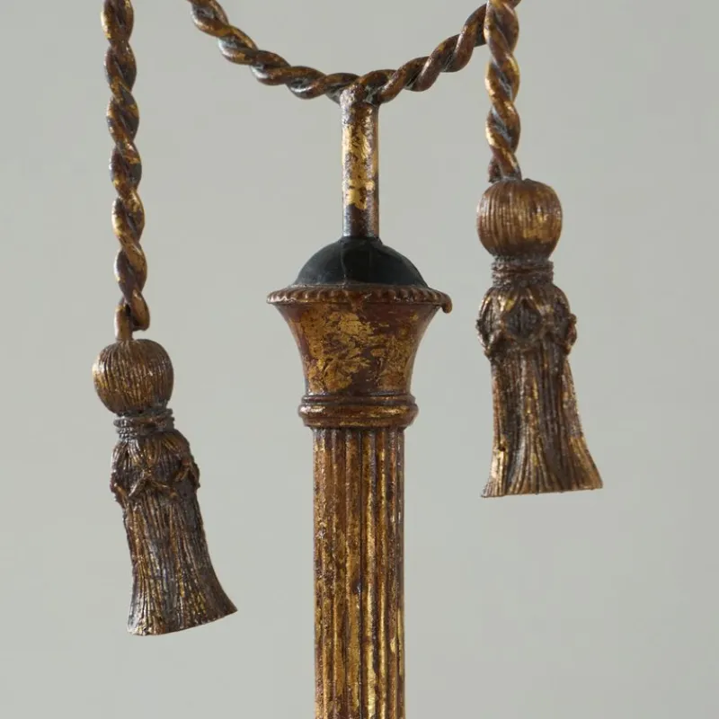 Discount Pamono Neoclassical Rope and Tassel Candleholder, 1970s