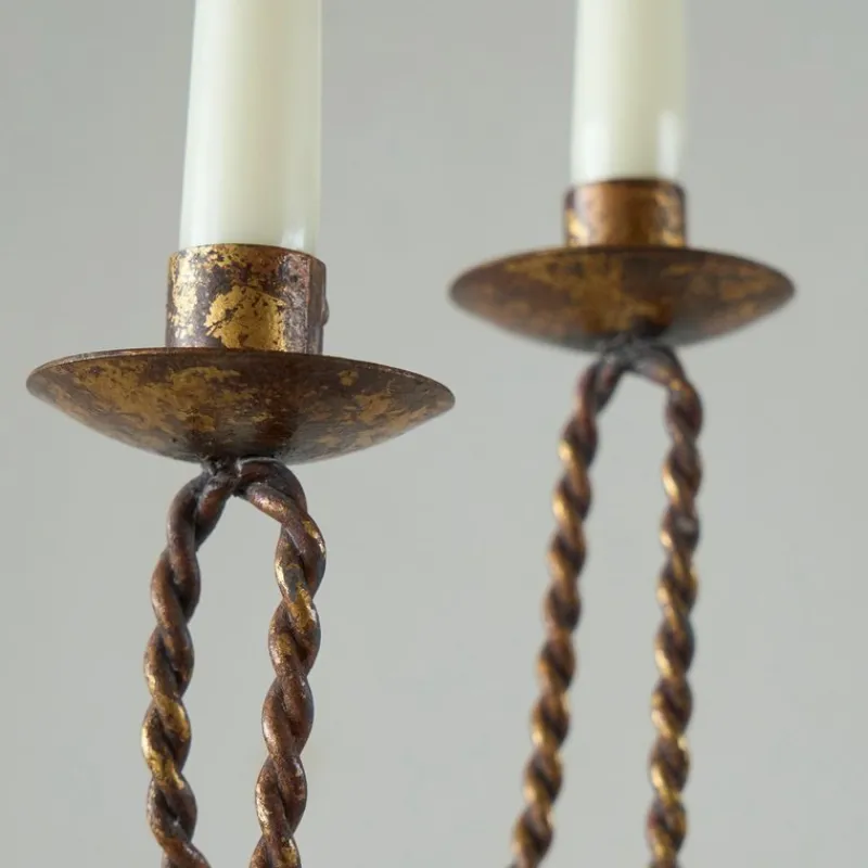 Discount Pamono Neoclassical Rope and Tassel Candleholder, 1970s