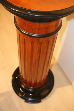 Clearance Pamono Neoclassical Rotating Pedestal in Beech Wood, Germany, 1920s