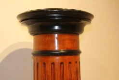 Clearance Pamono Neoclassical Rotating Pedestal in Beech Wood, Germany, 1920s