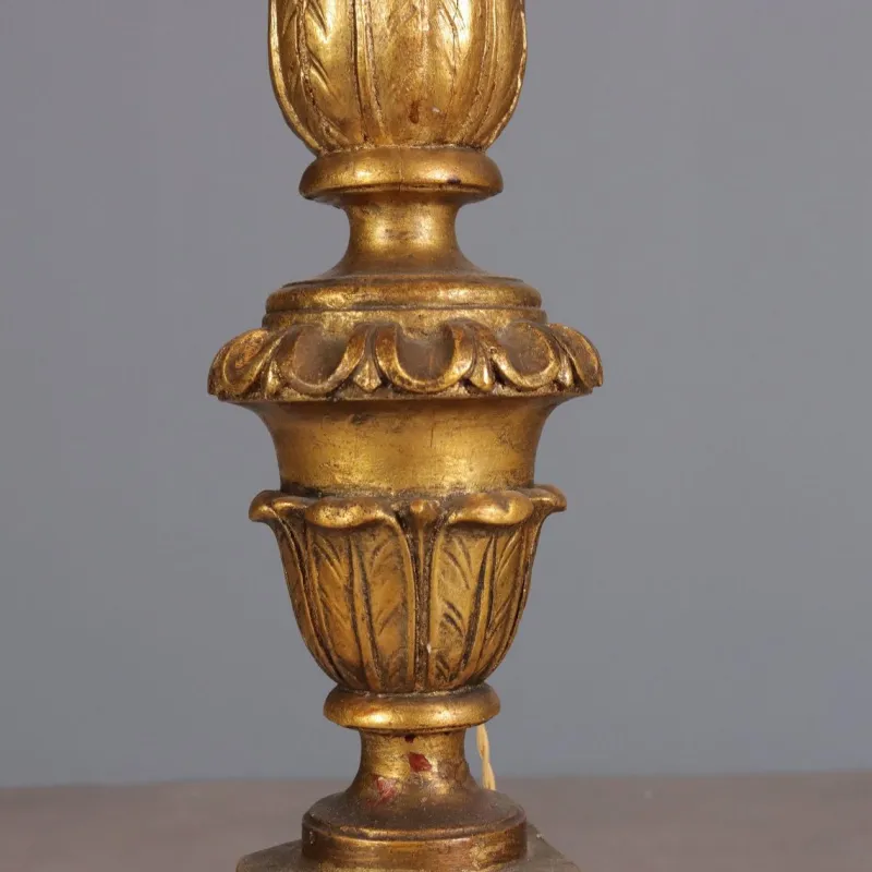 Hot Pamono Neoclassical Style Linden Floor Lamp, Italy, 20th Century
