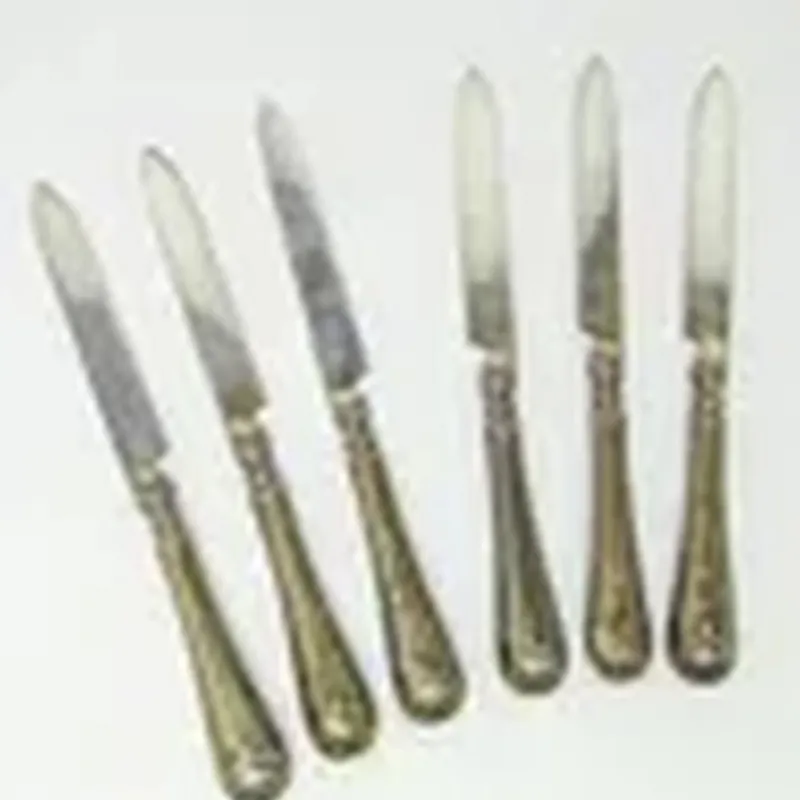 Pamono Neo-Classisist Knifes, Sweden, 1960s, Set of 6> Cutlery & Serving Utensils