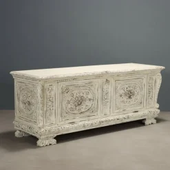 Pamono Neo-Renaissance Chest in Wood