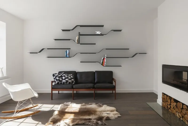 Pamono Network Shelves Black, Model Set 3 by Julien Vidame> Storage