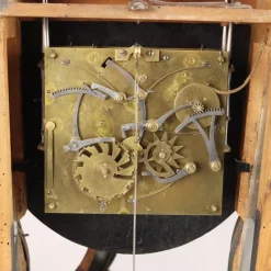 Pamono Neuchateloise Pendulum Clock in Ebonized Wood><noscript><img width=