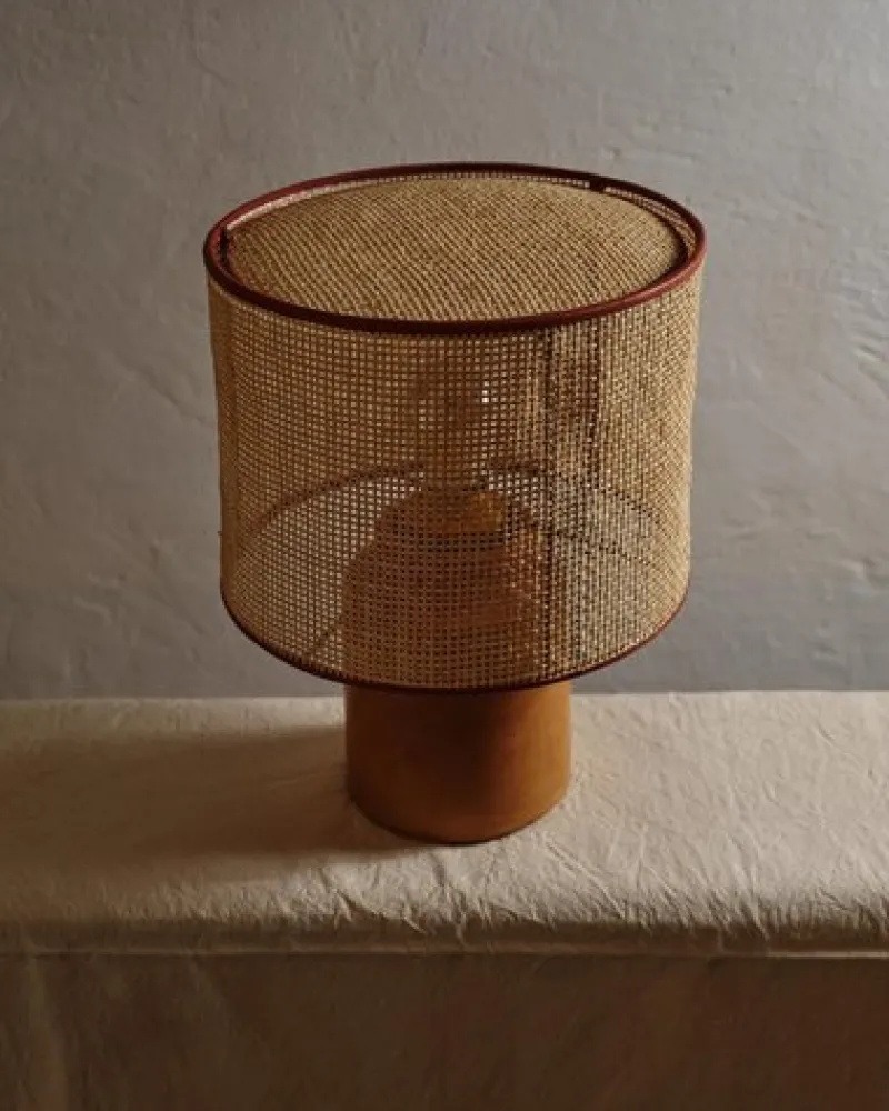 Sale Pamono New Edition 2025 Medium Sonora Rattan Table Lamp by Nassi