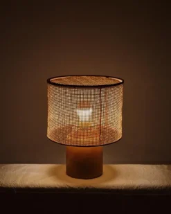 Sale Pamono New Edition 2025 Medium Sonora Rattan Table Lamp by Nassi