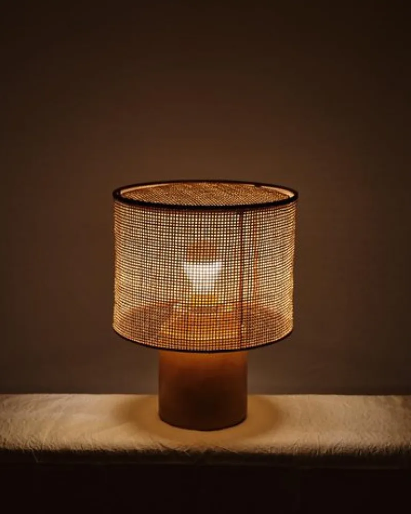 Sale Pamono New Edition 2025 Medium Sonora Rattan Table Lamp by Nassi