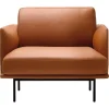 Pamono New York Lounge Chair in Metal and Leather Upholstery by Quinti Sedute> Seating