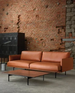 Best Pamono New York Low Coffee Table in Black Painted Metal and Ebony Wood by Quinti Sedute