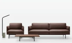 Best Pamono New York Low Coffee Table in Black Painted Metal and Ebony Wood by Quinti Sedute