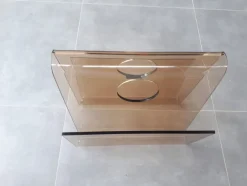 Pamono Newspaper Holder in Acrylic Glass, 1970s><noscript><img width=