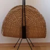 Hot Pamono Newspaper Stand in Metal and Raffia, 1970s