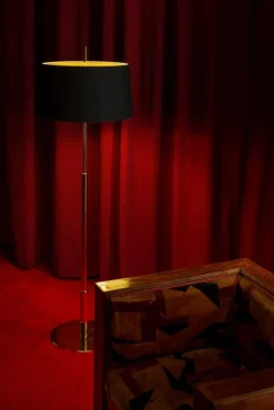 Pamono Nickel Diana Mayor Floor Lamp by Federico Correa><noscript><img width=