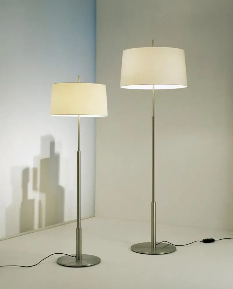 Pamono Nickel Diana Mayor Floor Lamp by Federico Correa> Floor Lamps