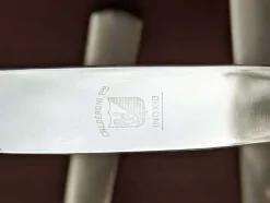 Pamono Nickel Silver Cutlery Set by Gio Ponti for Calderoni, 1960s, Set of 89><noscript><img width=