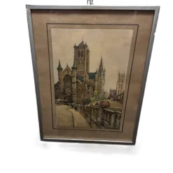 Sale Pamono Nicolas Markovitch Ghent, 1930, Watercolor