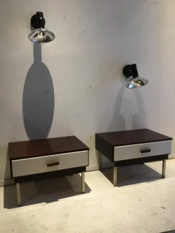 Best Pamono Night Stands, 1970s, Set of 2