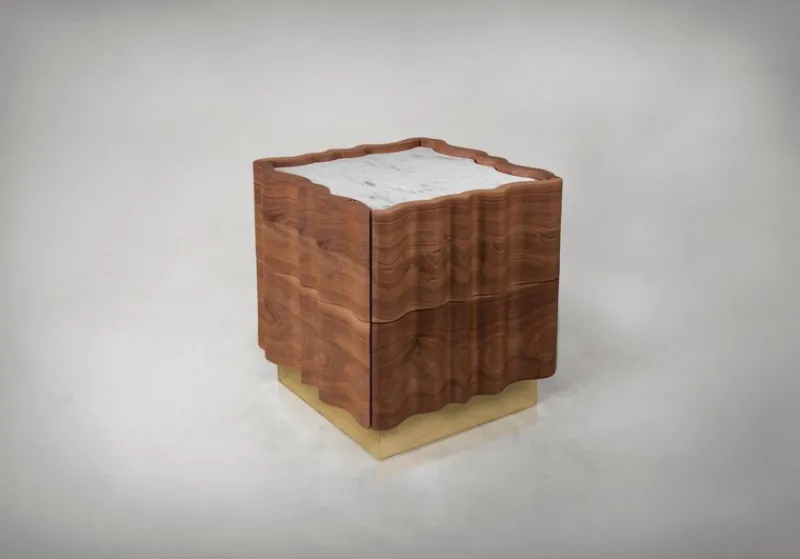 Pamono Nightstand by Il Pezzo Mancante> Tables|Nightstands