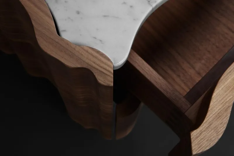 Pamono Nightstand by Il Pezzo Mancante> Tables|Nightstands