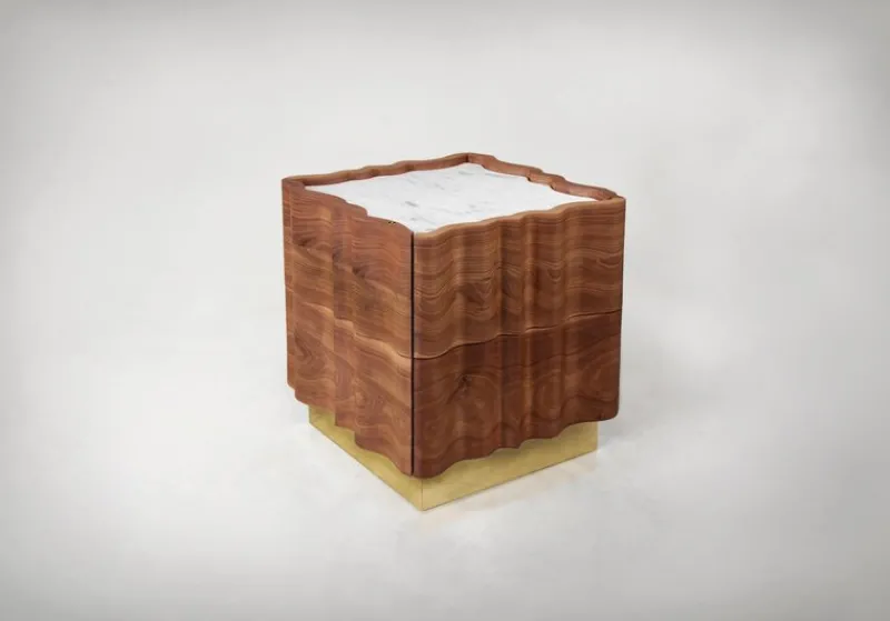 Pamono Nightstand by Il Pezzo Mancante> Tables|Nightstands
