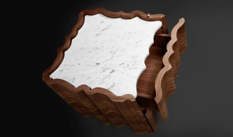 Pamono Nightstand by Il Pezzo Mancante> Tables|Nightstands