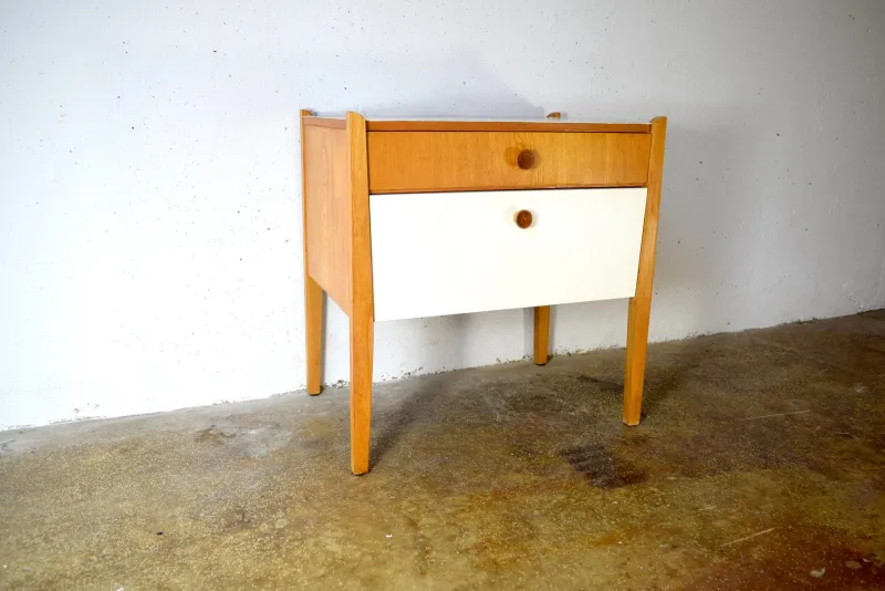 Pamono Nightstand with Drawers, 1960s> Nightstands